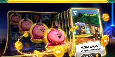 Pantalla de inicio de la aplicación de casino